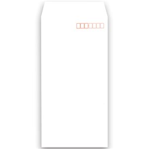 (まとめ) キングコーポレーション ソフトカラー封筒 長4 80g/m2 〒枠あり ホワイト N4S80W 1パック(100枚)