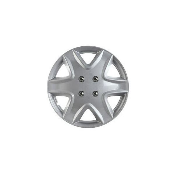 ホイールカバー 14インチ 4枚 ダイハツ クー (シルバー) 汎用品