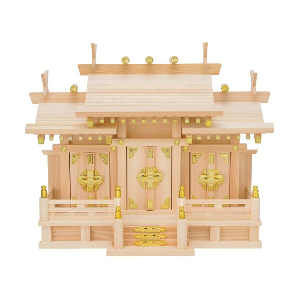 フィットポスト 神棚(屋根違い三社・小)1個