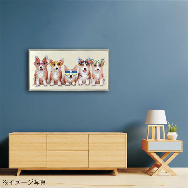 オイルペイントアートフレームワイドサイズ「ファイブブラザーズ」
