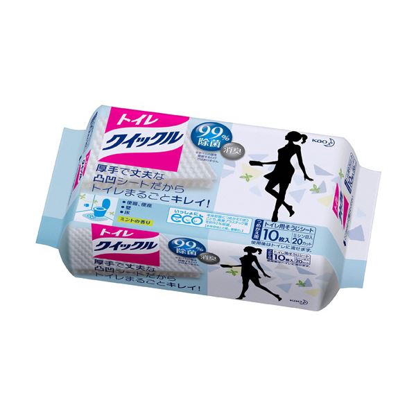 輝い 花王 トイレクイックル つめかえ用 1セット 240枚 fucoa.cl