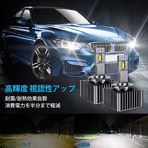 送料関税無料 D1s Ledヘッドライト Opplight新型 車検対応 Bmw ベンツ 純正hidをled化 無加工交換 ポン付け 次世代 Hid を超えるled ホワイト 6000k 8600lm 35w 両面発光 キャンセラー内蔵 輸入車対応 12v車 24v トラック用 Led バルブ 日本語取説付き 2年保証 2個