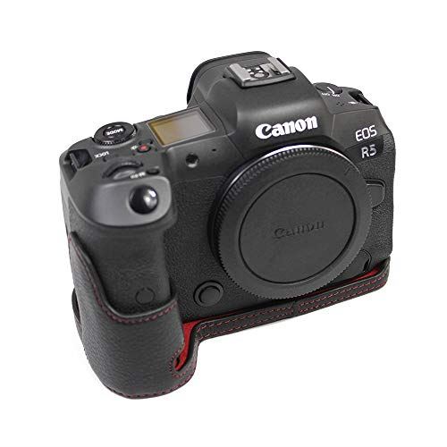 楽天市場 Canon キヤノン Pen Eos R5 R6 カメラ バッグ カメラ ケース 本革 Koowl手作りトップクラスの牛革カメラハーフケース Canon キヤノン Pen Eos R5 R6一眼カメラケース 防水 防振 携帯型 透かし彫りベース ハンドストラップ カメラストラップ ブラック