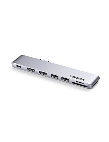 新発売の 楽天市場 Ugreen Usb C ハブ デュアルhdmiアダプター Macbook Pro Macbook Airアダプター Usb Cからhdmi 2 4k 60 30hz Sd Tfカードスロット Usb 3 0 2 100w Pd T M Bストア 希少 Www Lexusoman Com