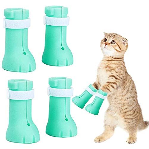 楽天市場 Forest 4pcs 猫 引っかき防止 猫用爪カバー ペットの足カバー 猫用カバー 猫靴 猫手袋 手足保護カバー シャンプー 保護 お風呂 病院 移動 耳掃除 お手入れ サイズ調整可能 収納ケース付き T M Bストア