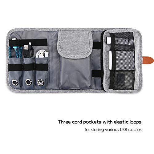 Procase Pc周辺小物 収納ポーチ トラベルポーチ 旅行収納ケース 整理バック 折りたたみ式ケース アクセサリー収納 小物入れ 便利グッズ ロールアップ 軽量 汎用 Usbメモリー イヤホン ケーブル 配線 充電器 Hdd収納 ライトグレー Lojascarrossel Com Br