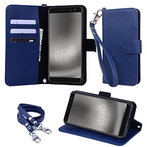 Wisers 罷工ヒップホップ2内果皮倖 Wiko G08 グーマルハチ 専用 5 7 インチ スマホ 小粋フォン 入れ物 表紙カバー 18 年次 新型 幽々たる青色 Hotjobsafrica Org