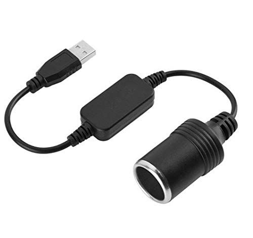 楽天市場 シガレットライターソケット Usbポート 12v 車用 メス変換アダプタコード 30cm Usb シガーソケット 変換 車載充電器 ブラック T M Bストア