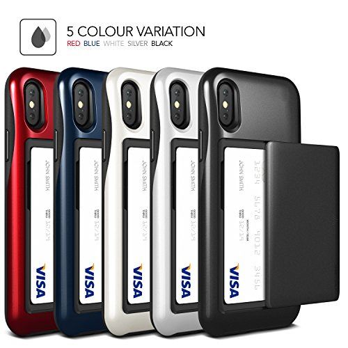 メーカー包装済 Vrs Iphone Xs Iphone X 対応 ケース カード 収納 耐衝撃 衝撃 吸収 米軍 Mil 規格 背面 カードケース 2枚 カバー 対衝撃 スマホケース Apple Iphonexs Iphonex アイフォンxs アイフォンx 対応 Damda Glide ホワイト