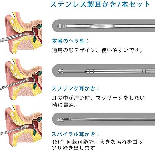 人気の贈り物が Aisitin Wifi 耳かき カメラ 電子耳鏡 Telec技適認証 イヤースコープ 無線機能付き 耳かき スコープ Usb内視鏡 耳掃除 高画質 7phd 130万画素 3in1 Otg機能 Ip67防水 Ios Android Windows対応 ブラック 注目ブランドのギフト Silk Water Ge