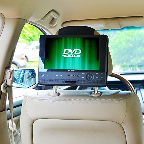 TFY スイベル＆フリップDVDプレーヤー10インチ車載用カーヘッドレストマウント　ベルト