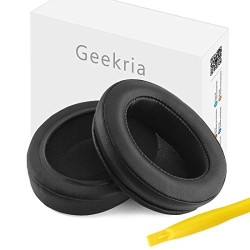 Geekria イヤーパッド Senheiser Momentum 2.0 Over-Ear Headphone 等対応 交換 用 ヘッドホンパッド イヤークッション