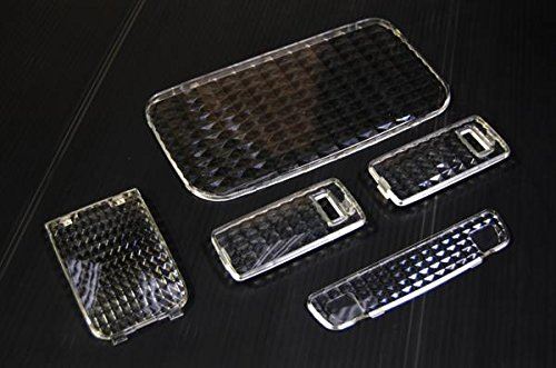 【ハイエース レジアスエース 200系 スーパーGL専用 4型/5型/6型 対応】ハイエース クリスタルレンズ ルームランプカバー 5点SET