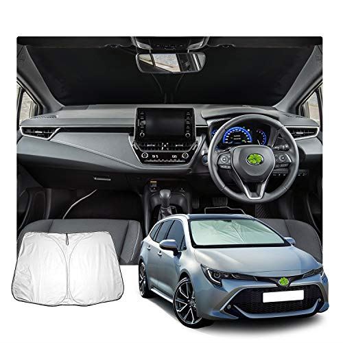 【RUIYA】 サンシェードカーテントヨタ E210 カローラスポーツ 車用 フロントガラス用 サンシェード 日差しカット 収納袋付き