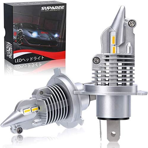 数量は多い ライト ランプ 令和2年最新miniサイズ Suparee H4 Led ヘッドライト Hi Lo 新車検対応 車 バイク用 100lm 40w 12v 24v車対応 ハイブリッド車 Ev車対応 イエロー 3000k ファンレス Ledバルブ 2個入 H4 2個セット Boxclubmircea Ro