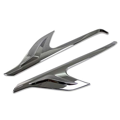 RUIQ トヨタ アルファード 新型 30系 S SR SC 専用 外装 クロームメッキ フロント ヘッドライト アイライン ガーニッシュ TOYOTA ALPHARD 専用 設計