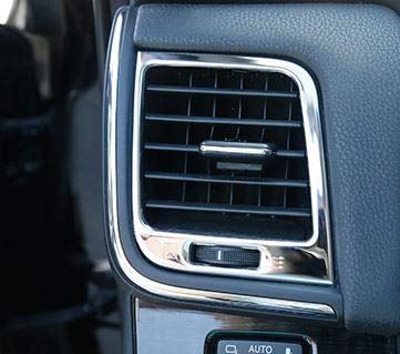 Newkingz クラウン 210系 パーツ フロントエアコン 吹き出し口 カバー ガーニッシュ アクセサリー ステンレス 2個 内装 装飾パーツ フロントエアコン ドアエアコンカバーシルバーセット Relentlessvb Com