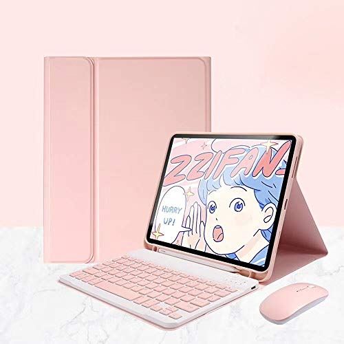 新品 未使用 クリスマスプレゼント 人気 新型 Ipad Air4キーボードケース ワイヤレスマウス付き 分離式 おしゃれ 可愛い Apple Pencil 収納 かわいい Ipad10 9インチケース カラーキーボード付き マグネット着脱式 鮮やか 薄型 Bluetooth キーボード Ipad Air4