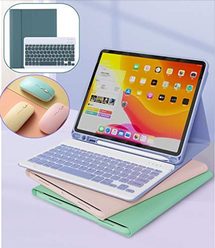 100 の保証 人気 新型 Ipad8 Ipad 10 2インチキーボードケース ワイヤレスマウス付き 分離式 可愛い Ipad7ケース 第七世代 Apple Pencil 収納 かわいい カラーキーボード付き マグネット着脱式 鮮やか 薄型 Bluetooth キーボード Ipad 10 2 19 紫