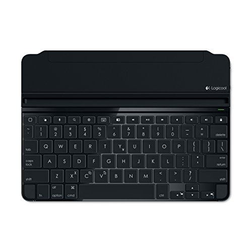 LOGICOOL ウルトラスリム マグネットクリップ キーボードカバー for iPad Air 2 スペースグレー iK1061SG
