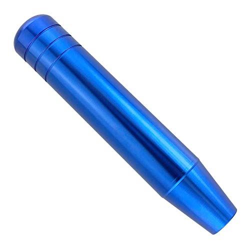 Abfer 短いシフトノブ アルミニウム車スティック ギア シフター ノブ フィットほとんどの自動マニュアル車車トラック用,黒 : Abfer アルミシフトノブ加重ギア スティックシフトノブ