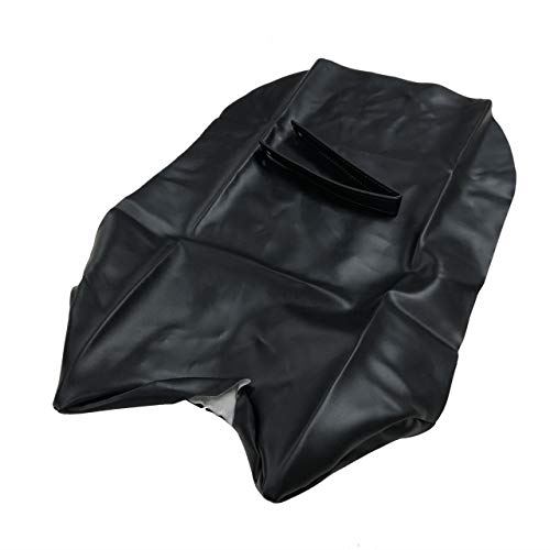 カワサキ ZZR250 専用設計 シートカバー日本製 (厚手生地)【生地色：黒/タンデムベルト付き】張替タイプ CHRIS-KCH4024-C10B76｜T.M.Bストア