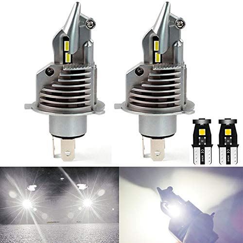 人気絶頂 H4 Led ヘッドライト 車検対応 Ledへっどライトh4 Led H4 Hi Lo ヘッドライト 車 バイク用ledライトh4 フィリップス Cspチップ搭載 60w 2個 ホワイト 6500k バイク 爆光 Led H4 ファンレス 一体型 9 36v 12v 24v車対応100lm 2個 Ledバルブ 令和2年最新 H4