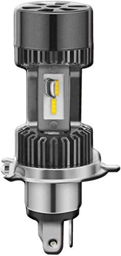 LUMILIGHT バイク用デュアルLEDヘッドライトバルブ イエロー H4 HS1 Hi Lo 3000K 30W コードレス オールインワンLEDバルブ 車検対応 8000LM 1個入
