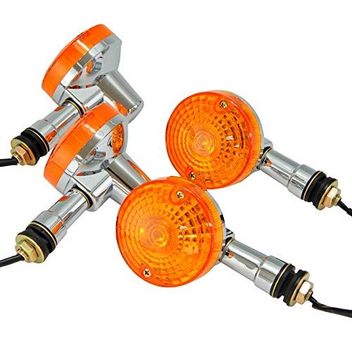 Ager 大きな GS ウインカー 4個セット 汎用 オレンジ 旧車 GS400E GS550 GS750E GS1000 ゼファー GT250