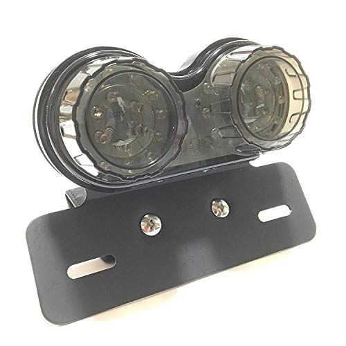 k-cocochi バイク LED テールランプ ウィンカー オールインワン 一体型 汎用 DC12V (スモーク)