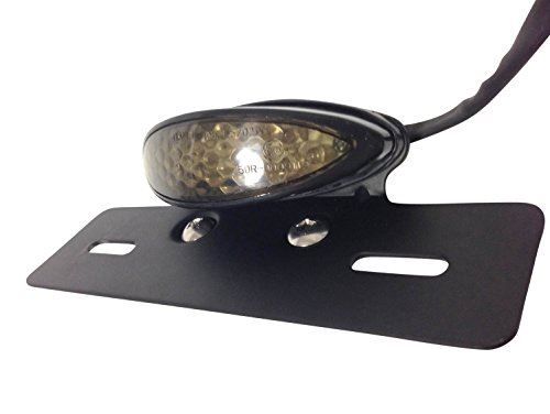 (nakira) 強力発光！ 汎用 LED テールランプ ブラック スモークレンズ