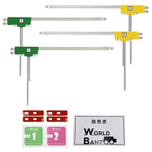 楽天市場】PL保険付 地デジ フィルムアンテナ カーナビ用 説明書付 L型