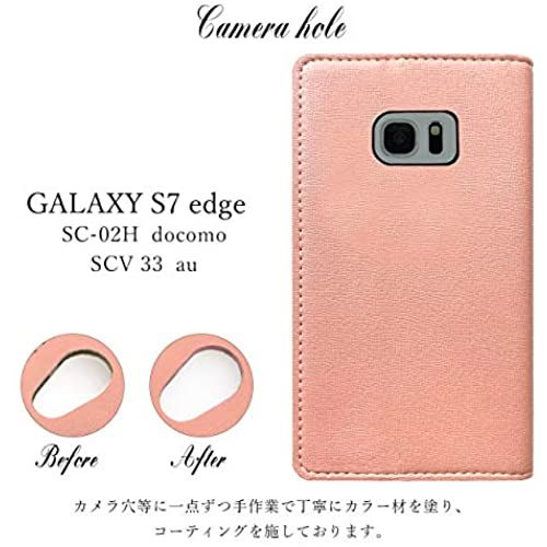 半額品 Sc 02h Scv33 Galaxy S7 Edge ケース 手帳型 カバー スマホケース サフィアーノ 型押し 内側ケース黒tpu 手帳型 ケース Sc 02hケース Sc 02hカバー Sc02h Scv33ケース Scv33カバー Galaxys7edge ギャラクシー スマホカバー 手帳型カバー 手帳 スタ B ベビーピンクw