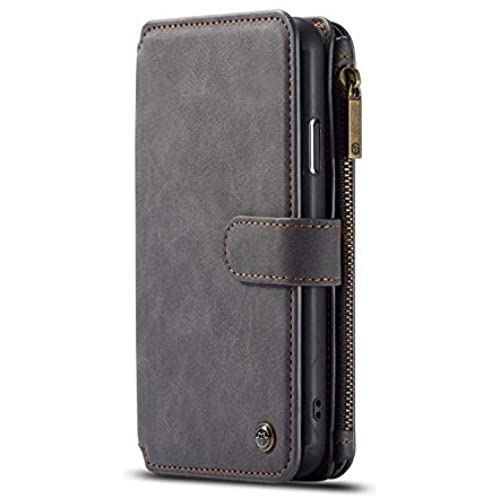 値引きする Iphone 11 Pro ケース 手帳型 １１プロ スマホケース マグネット式 着脱可能 大量カード収納 ファスナーポケット 小銭入れ コイン カギ 紙幣収納 レザー アイフォン 11pro 耐衝撃カバー Iphone 11pro ブラック W 全商品オープニング価格特別価格