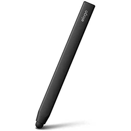elago STYLUS GRIP タッチペン 99％ ピュアアルミ スタイラスペン 各種 スマートフォン/タブレットPC 対応 替え芯 付 ブラック