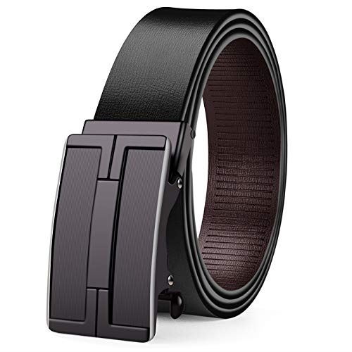 楽天市場 ベルト メンズ ビジネスベルト オートロック式穴なし無段階調整紳士レザーベルト 長さ 110 140cm 素敵なプレゼント Mhomer ブラック2 T M Bストア