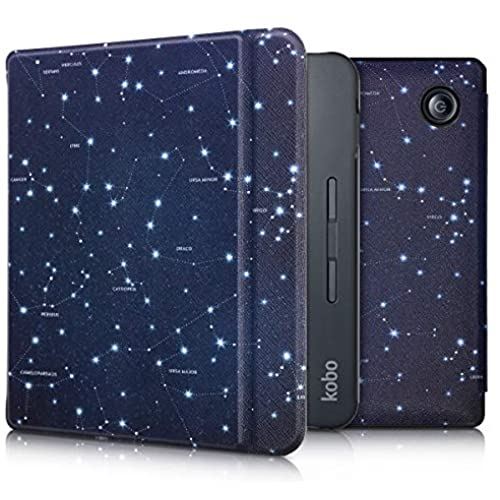 Kwmobile 対応 Kobo Libra H2o カバー 電子書籍ケース 衝撃吸収 汚れ 傷 防止 オートスリープ Puレザー 星座マップ 02 17 Fitzfishponds Com