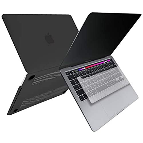 MS factory MacBook Pro 13 2020 ケース カバー ＋ 日本語 キーボードカバー マックブックプロ 13インチ ハードケース タッチバー 搭載 Pro13 M1 A2338 A2251 A2289 全14色 マット加工 ... Pro13 Touch Bar搭載モデル (2020年モデル) ブラック