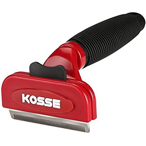 Kosse プロ仕様 Mサイズ お手入れ グルーミング ツール トリミングブラシ ファーミネーター ブラシ ペット 抜け毛を90 をカット 毛取り 犬と猫に使える 卓抜 ペット