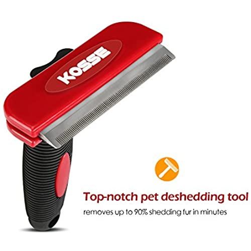 Kosse プロ仕様 Mサイズ お手入れ グルーミング ツール トリミングブラシ ファーミネーター ブラシ ペット 抜け毛を90 をカット 毛取り 犬と猫に使える 送料無料限定セール中 ペット