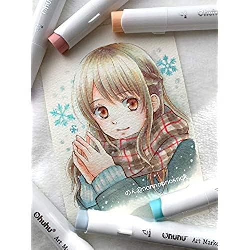 Ohuhu 書きもの様式 1ラヴァー 符号書込み 筆先 筆 細 ふでタイプ ブレンダーペン付添い人 イラストレーションマーカー 素晴らしい 覚帳 イラスト 色上塗 色取イラストレーション 札 Diy お子様 壮丁 Musiciantuts Com