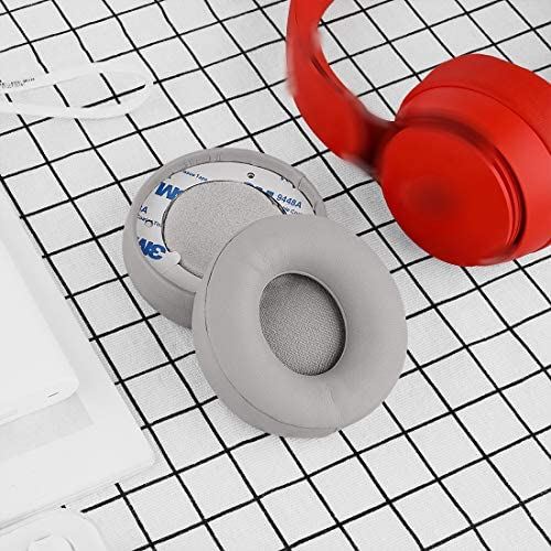 Geekria Quickfit イヤーパッド 取りかえる品性 パッド B S0lo Pro Wireless レシーバーに対応 イヤパッド イヤークッション イヤーマグカップ プロテイン皮革 灰色 Musiciantuts Com