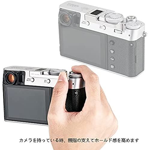 JJC 金属 サムグリップ X-E4 X-E3 Fuji 装着簡単 X100F サムレスト