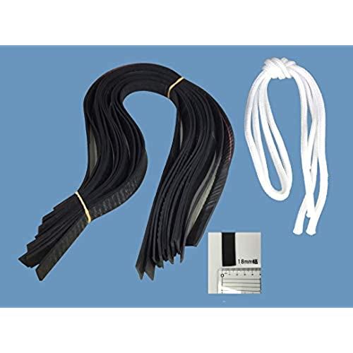 軽トラック 荷台シート 用 1 9m 2 1m 軽トラカスタム ゴムバンド18mm幅12本紐ロープ長さ1m2本付