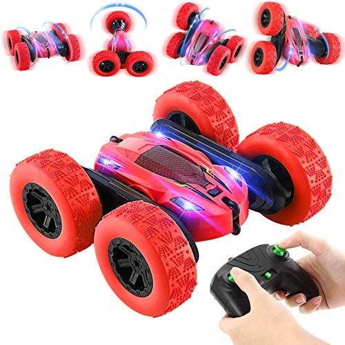 Ocdayラジコンカー Ledライト付き 2 4ghz無線 6 12歳向けおもちゃ 屋外屋内おもちゃ 誕生日プレゼント 充電式バッテリー2個付き 赤 Cレッド Fitzfishponds Com