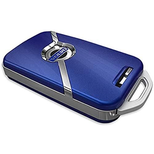 フェリモア スマートキーケース キレスキーカバー VOLVO ボルボ用 XC60 S60L V40他 (青色) キーホルダー・キーケース-キーホルダー