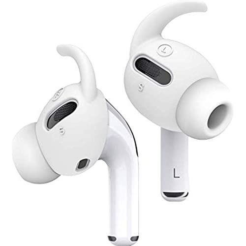 Elago Airpods Pro 対応 イヤーピース 落下防止 イヤホン アクセサリー シリコン 製 イヤーフック イヤーチップ 2サイズ 2セット Apple Airpodspro Mwp22j A エアーポッズpro ホワイト Fitzfishponds Com