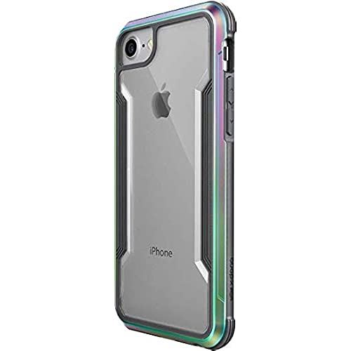 【RAPTIC】 iPhone SE2 / iPhone8 対応 ケース 米軍 MIL 規格 取得 携帯ケース 耐衝撃 クリア アルミ 衝撃 吸収 透明 ハード カバー 対衝撃 スマホケース [ iPhoneSE2 SE 2020 第2世代 ... iPhone SE2 2020 iPhone8 イリデセント