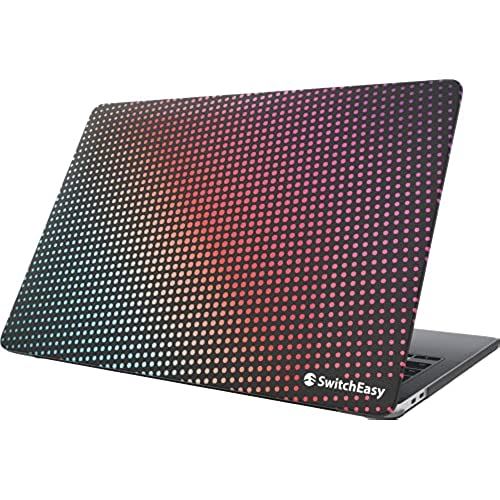 【SwitchEasy】 MacBook Air M1 13 / MacBookAir 13インチ 対応 ケース カバー 薄型 ドット 柄 保護 ハードケース 排熱口/滑り止め 付 おしゃれ スリム 保護ケース 傷防止 ケースカバー [ ... MacBook Air M1 13 2020 / 2020 - 2018 レインボー|T.M.Bストア