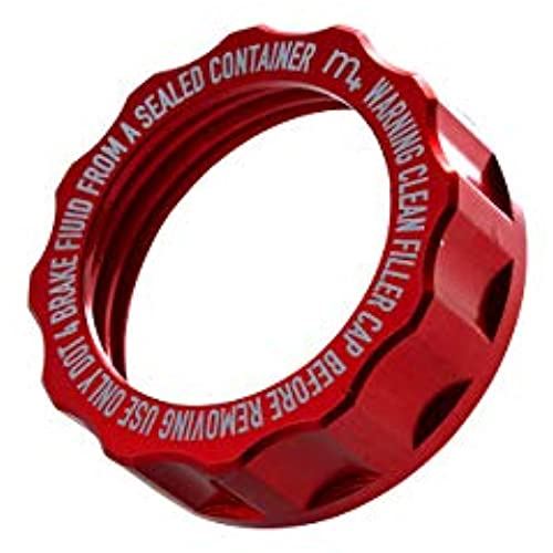 VW アルミニウムブレーキフルードキャップ レッドアルマイト(穴あき) XA-BFC-0002 18,018円